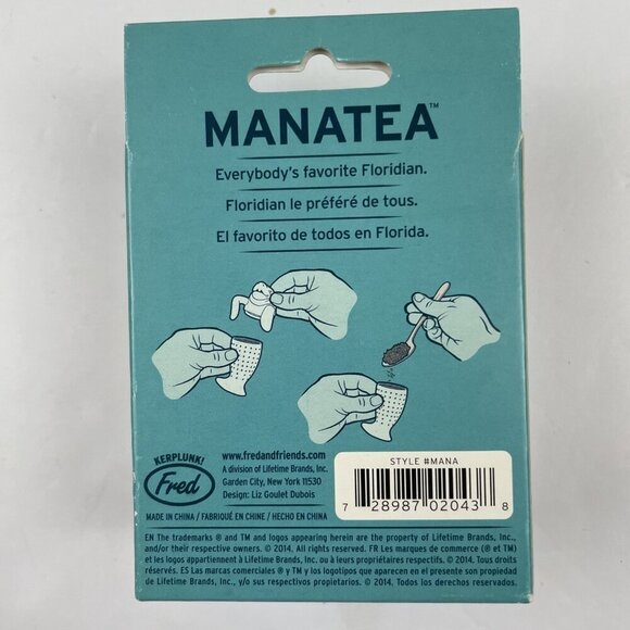 Genuine Fred Manatea Tea Infuser - Food Microwave Dishwasher Safe - Picture 3 of 4